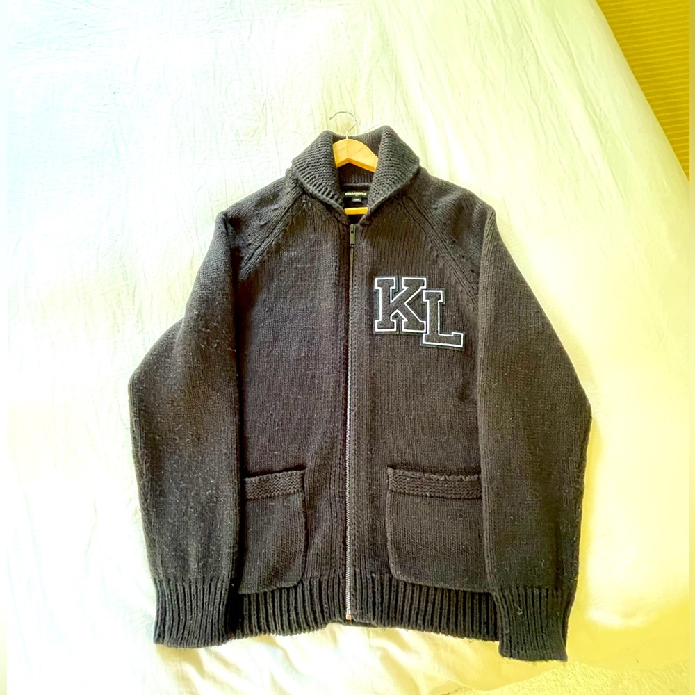 Karl Lagerfeld Paris Logo Sweater Sz L